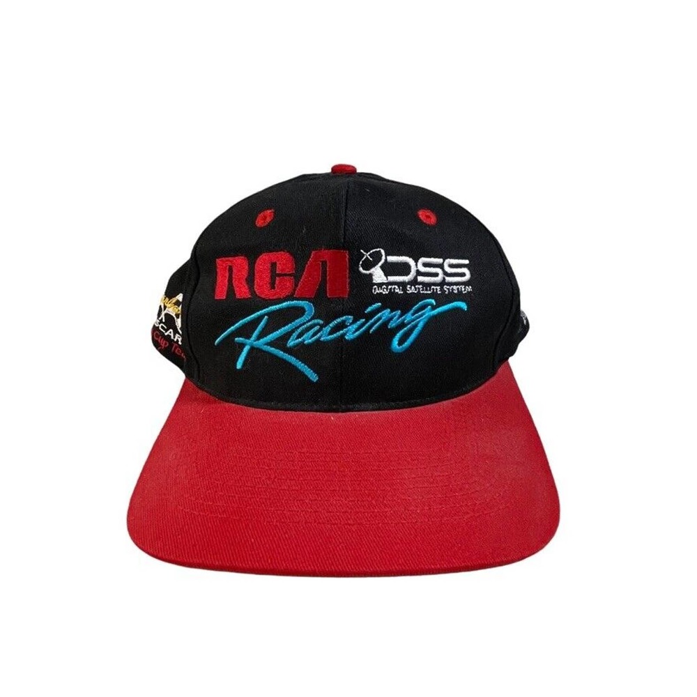 Vintage Jeremy Mayfield RCA Racing Nascar Winston Cup 90s snapback hat cap